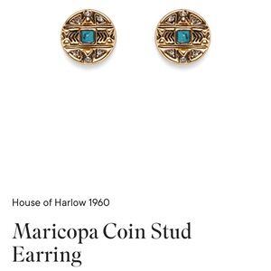 house of harlow 1960 maricopa coin stud earrings